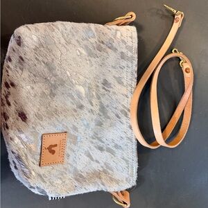 Stylish Gray and Brown meanwhile back on the farm fur bag